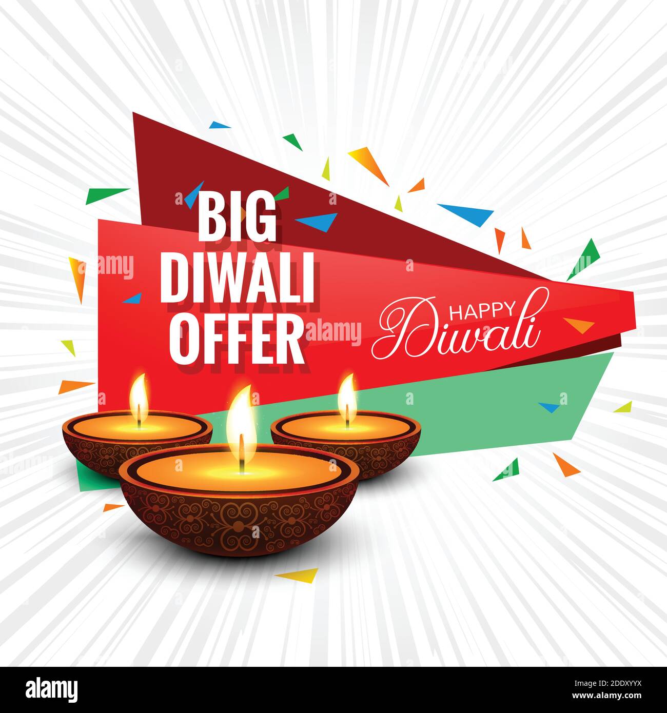 Diwali Festival Offer Big Sale Background Template Design Stock Vector  Image & Art - Alamy