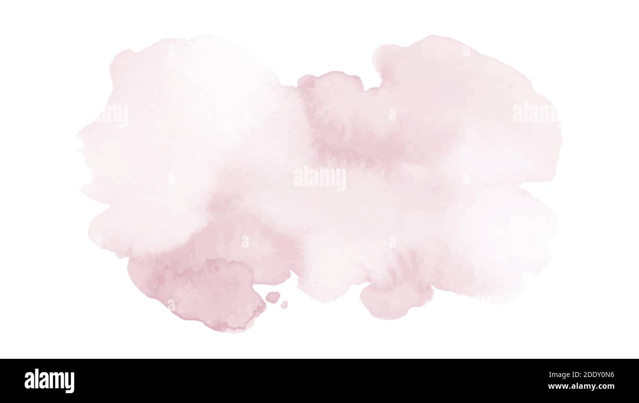 Soft pink and harmony background of stain splash watercolor hand-painted. Abstract artistic used as being an element in the decorative design of invit Stock Vector
