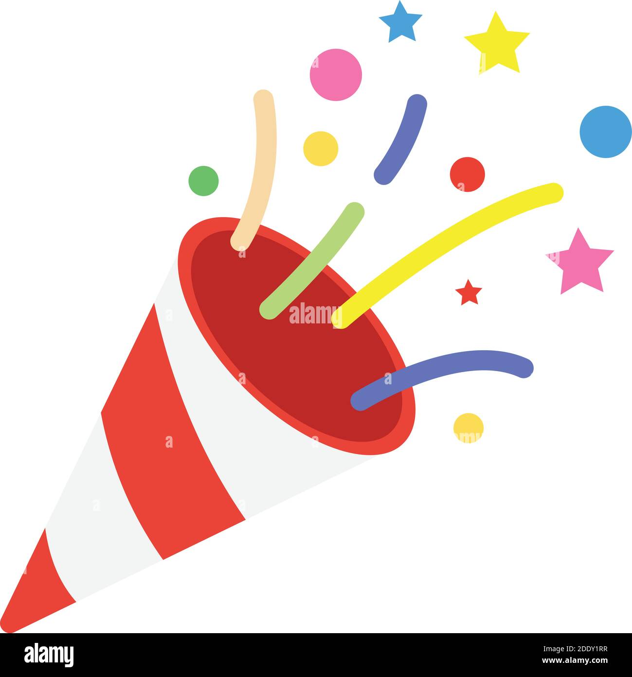 Whistle, birthday, party, decoration Color with Background vector icon  which can easily modify or edit Stock Vector Image \u0026 Art - Alamy, image size:1299x1390