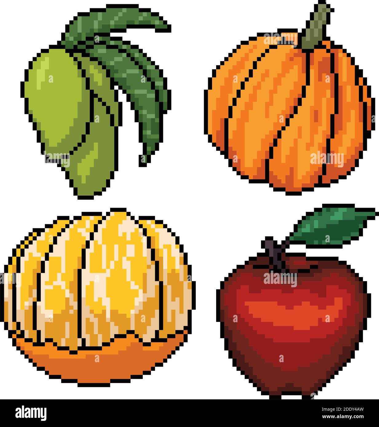 PIXEL ART FRUIT COLLECTION