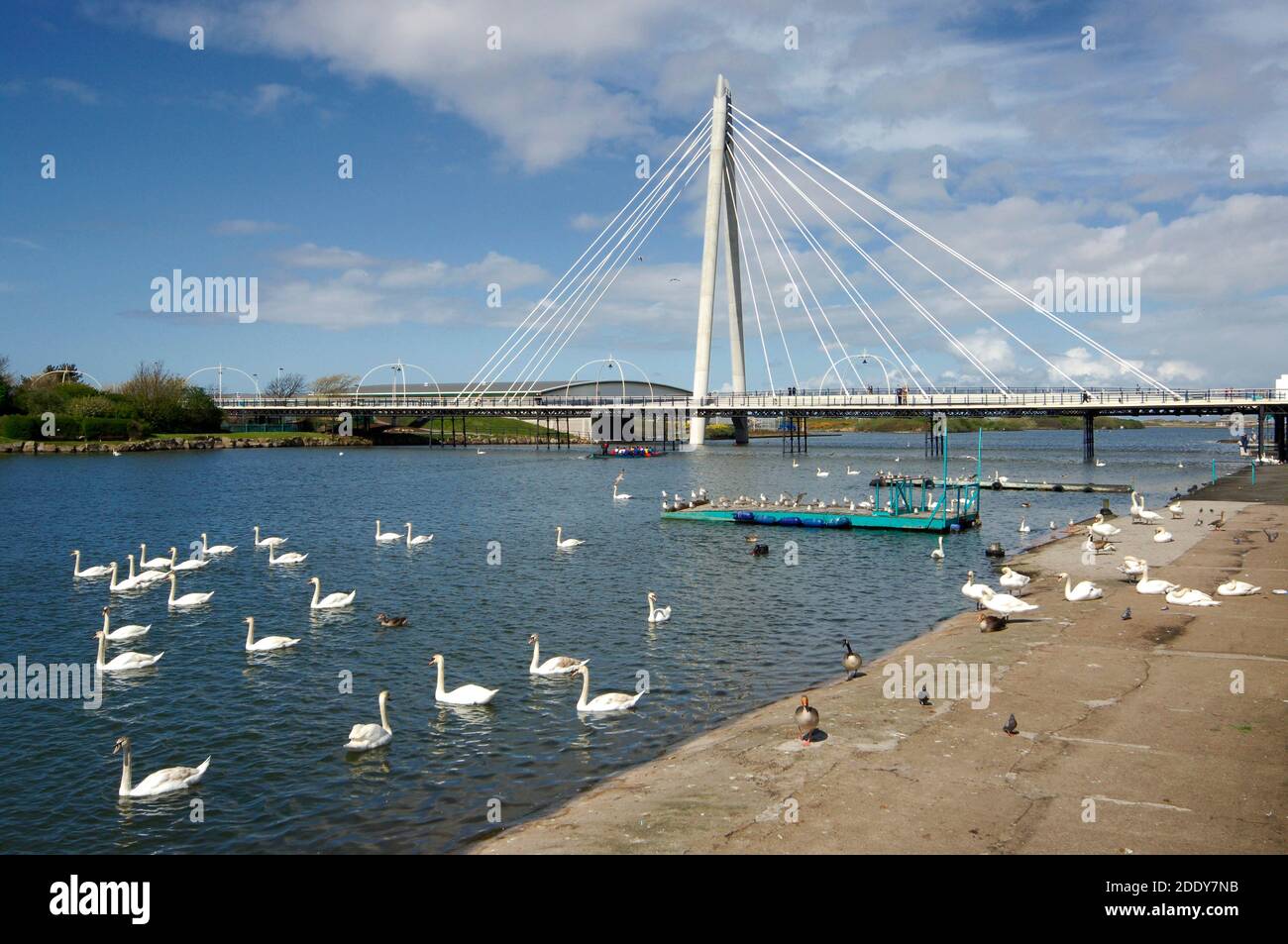 Marine Way Bridge, Southport Balfour Beatty 2003 Stock Photo Alamy
