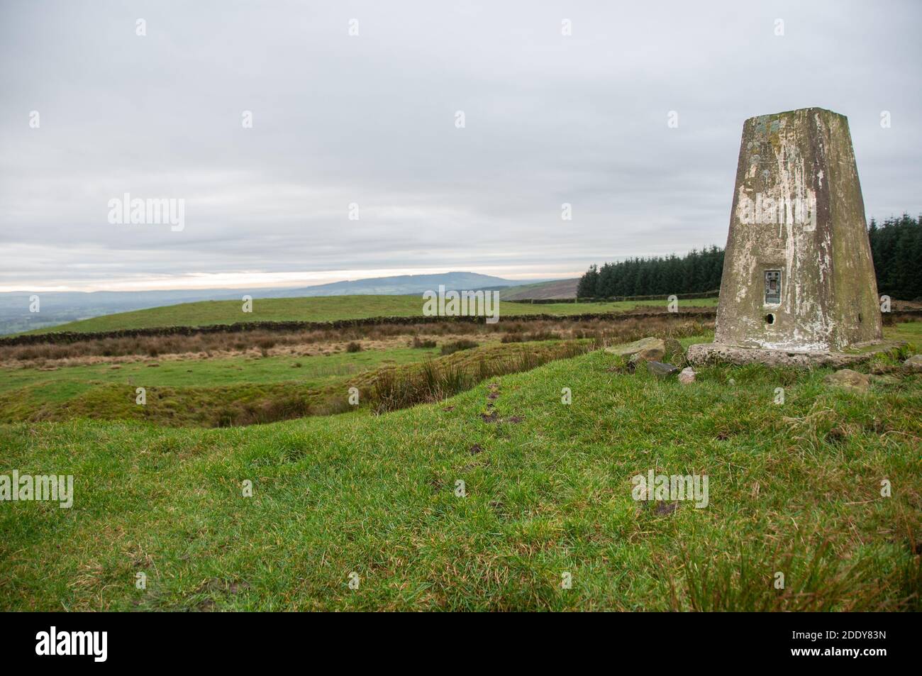 Around the UK Beacon Hill above Sawley, near Clitheroe, Lancashire