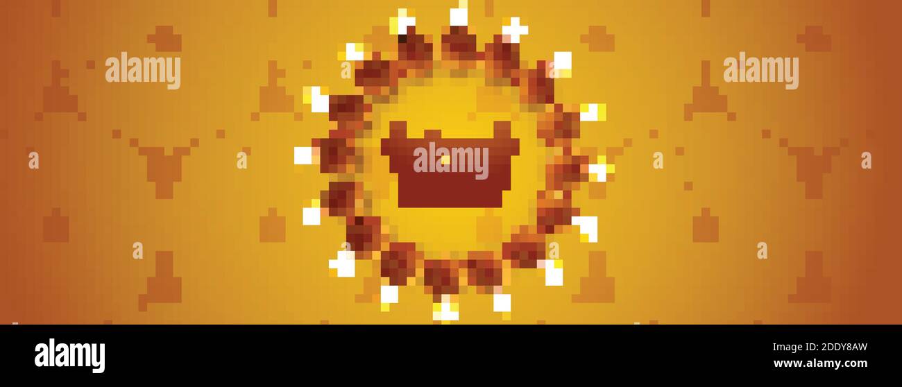 Creative banner or header poster for Shubh Diwali background Stock