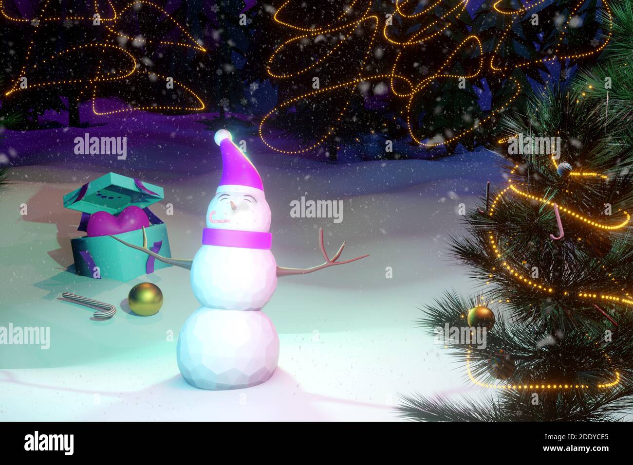 Snowscape banner hi-res stock photography and images - Alamy