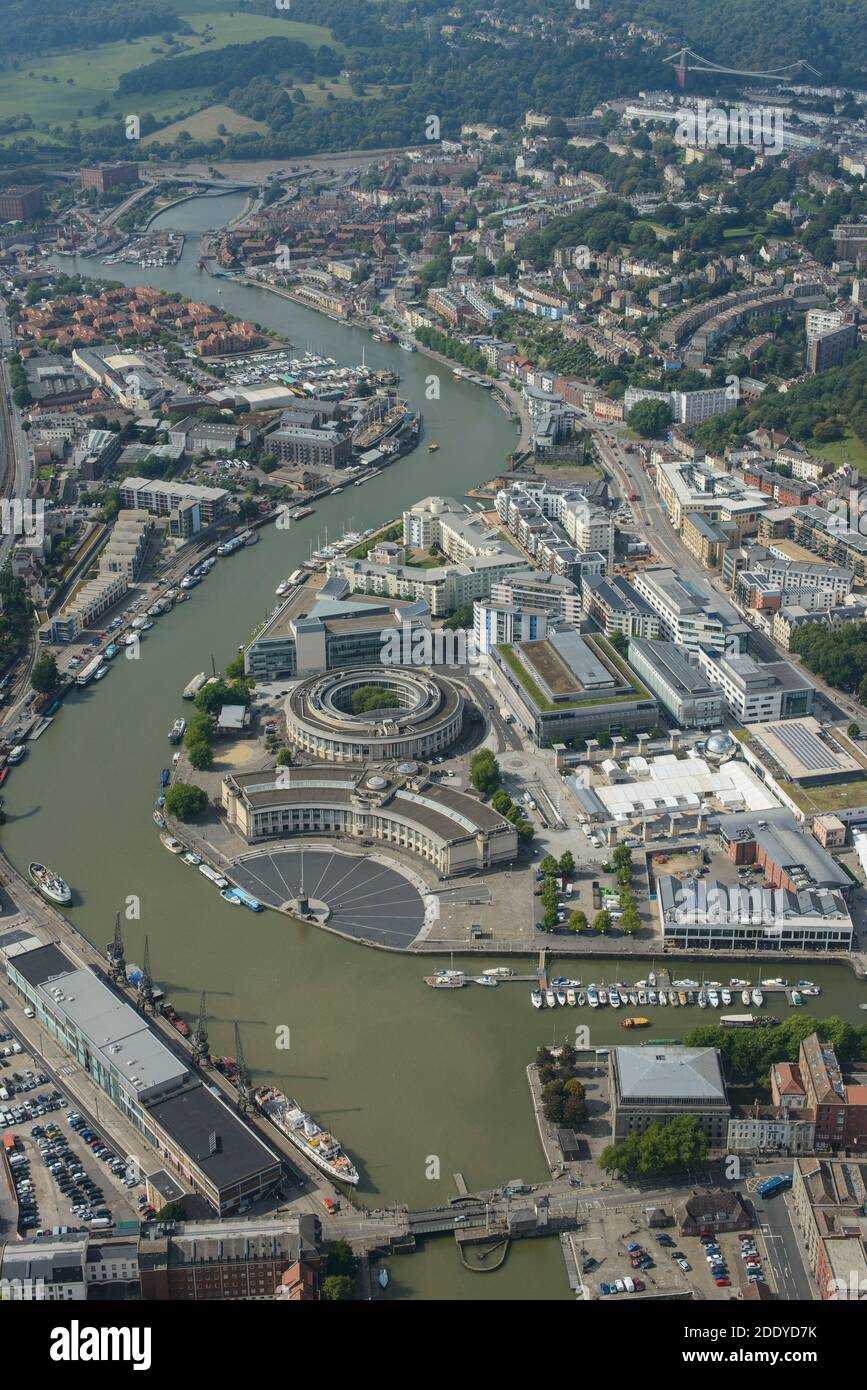 Bristol harbourside aerial hi-res stock photography and images - Alamy
