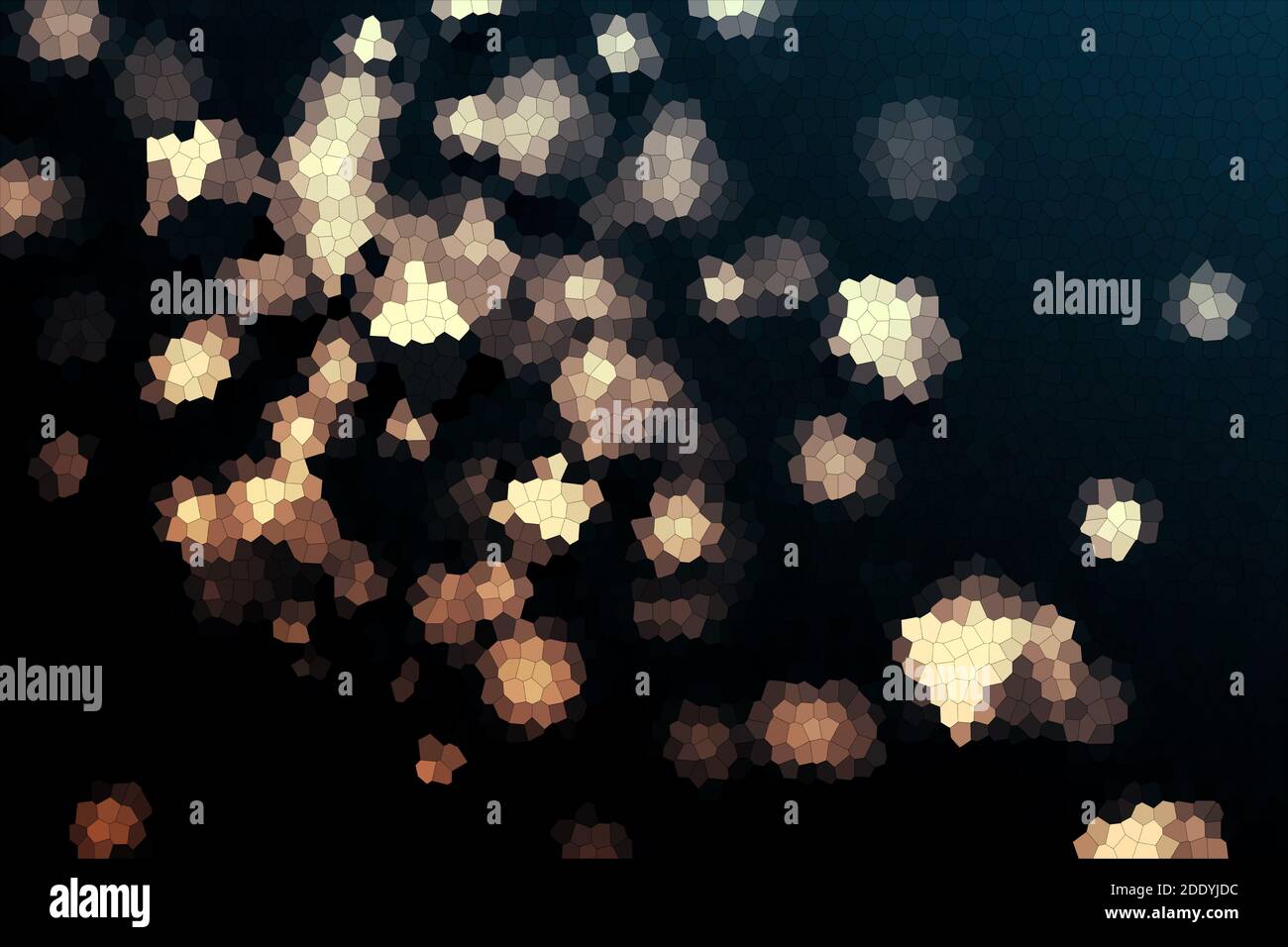 Abstract Cells Group Modern Mosaic Tiles Material Texture Background Stock Photo