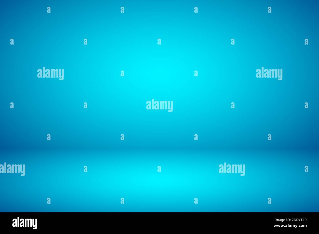 Empty blue studio abstract background with spotlight effect. Product ...