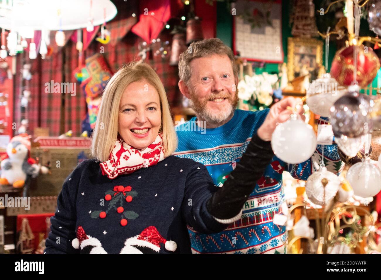 Stirling, Scotland, UK. 27th Nov, 2020. Clare Grogan and Colin McCredie