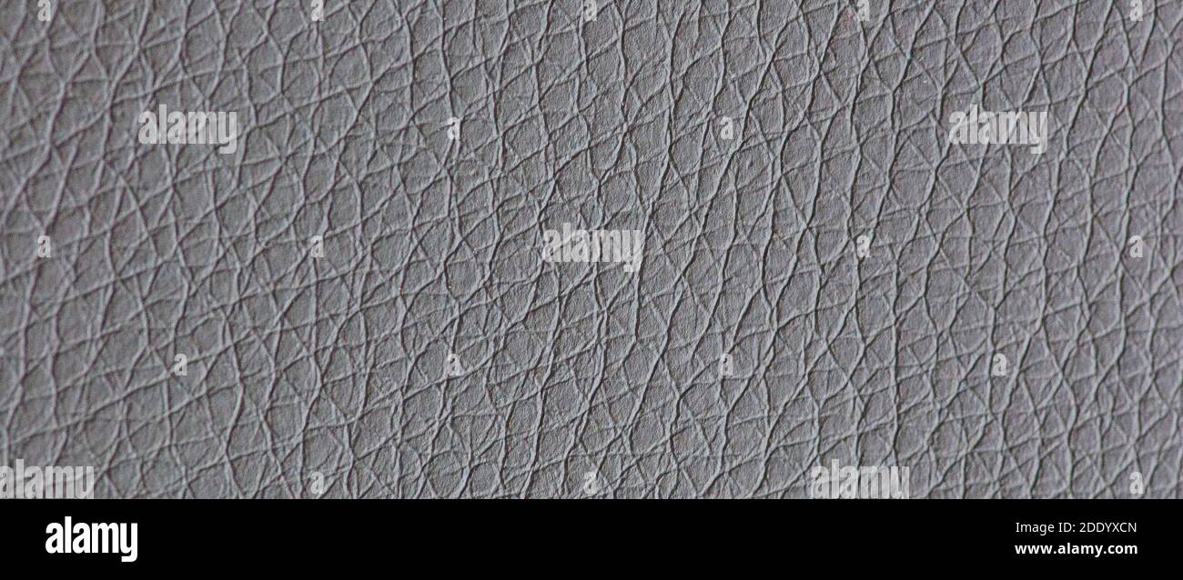 Leather gray background. background with artificial gray leather. Gray texture Stock Photo