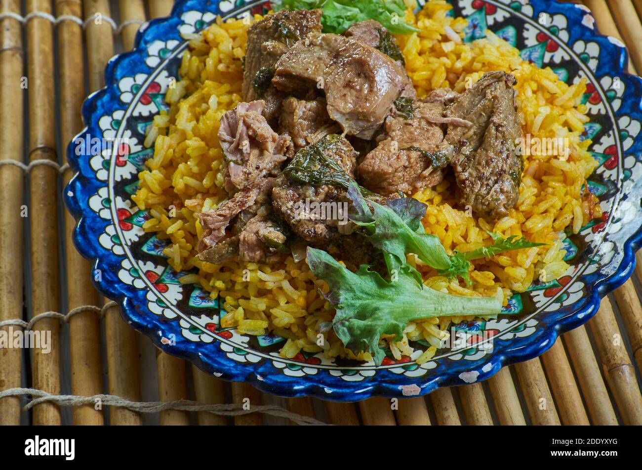 Chivo Liniero Spicy Goat Meat Stew, food Dominican Republic Stock