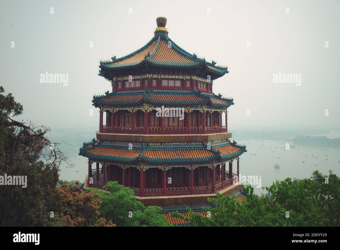Photo of the summer palace of beijing China Stock Photo