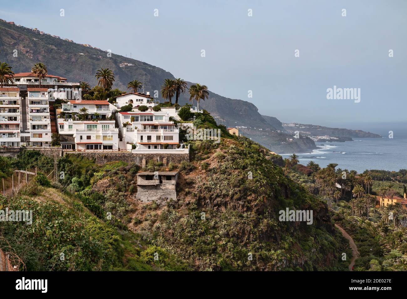 Holiday homes on Tenerife, Spain. Can be used as background Stock Photo