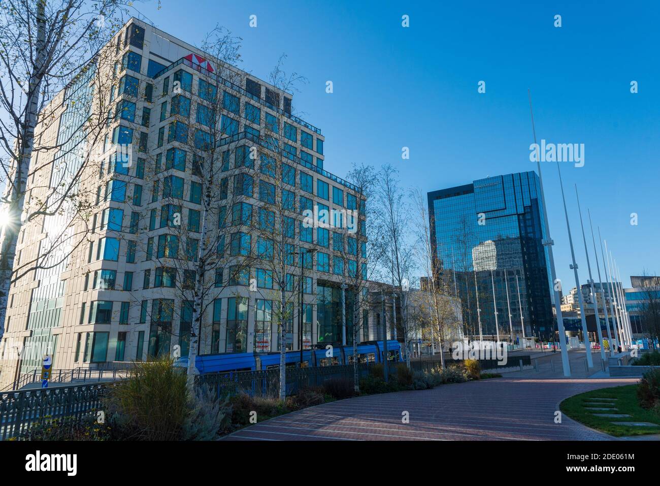 Birmingham centenary square hsbc hires stock photography and images