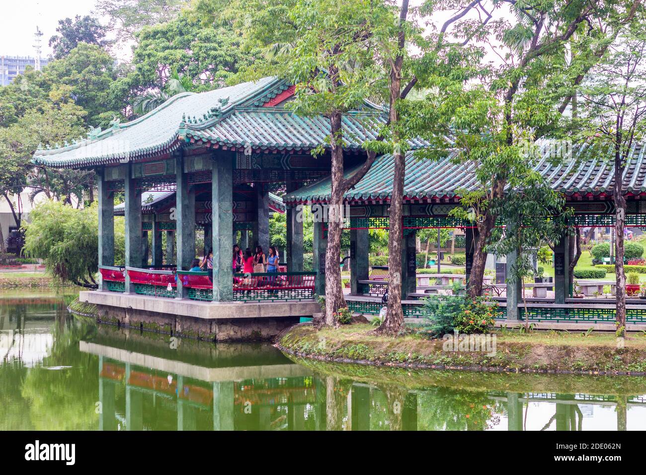 The Chinese Garden at the Rizal Park in Manila, Philippines Stock Photo