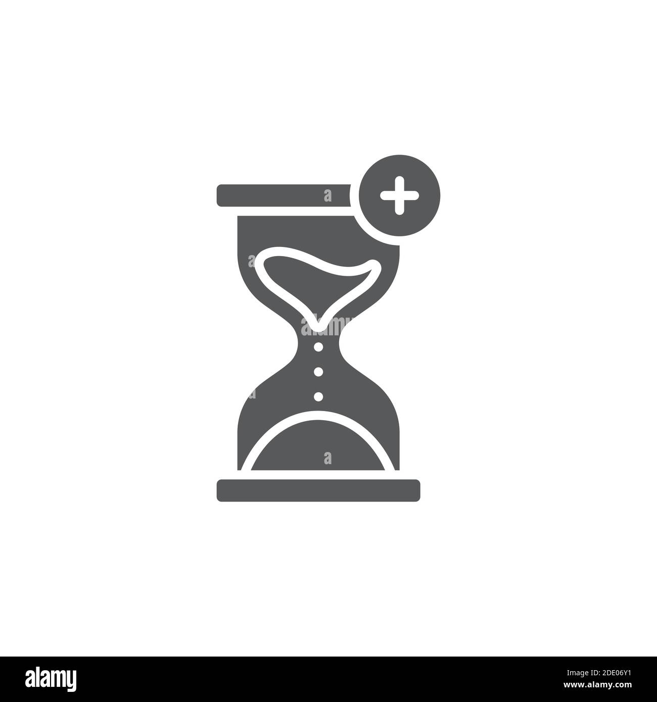 Extra hour, extra time color, line, outline vector sign, linear style pictogram isolated on