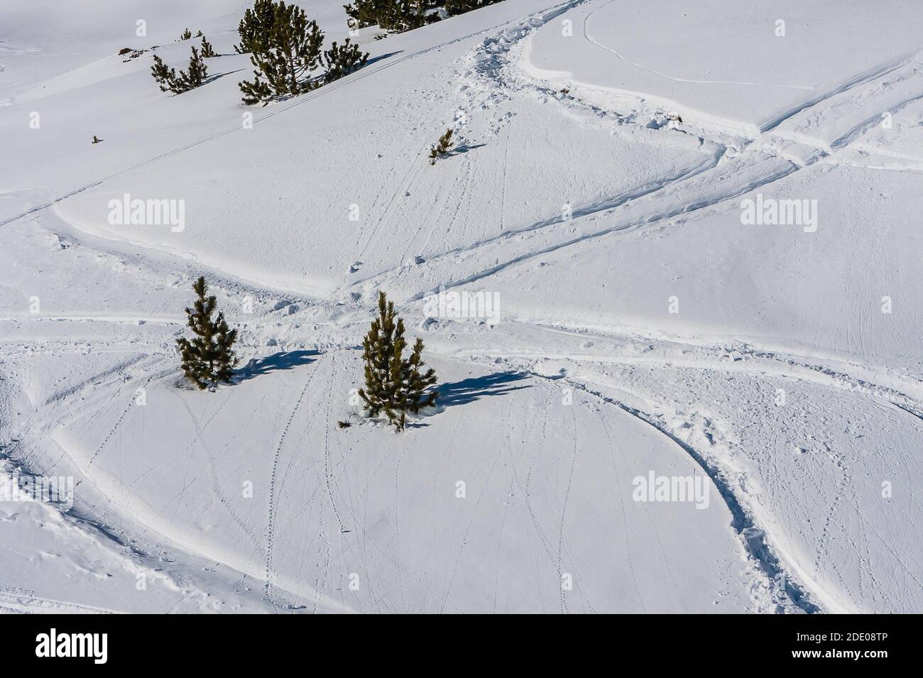 Ski trails freeride hi-res stock photography and images - Alamy