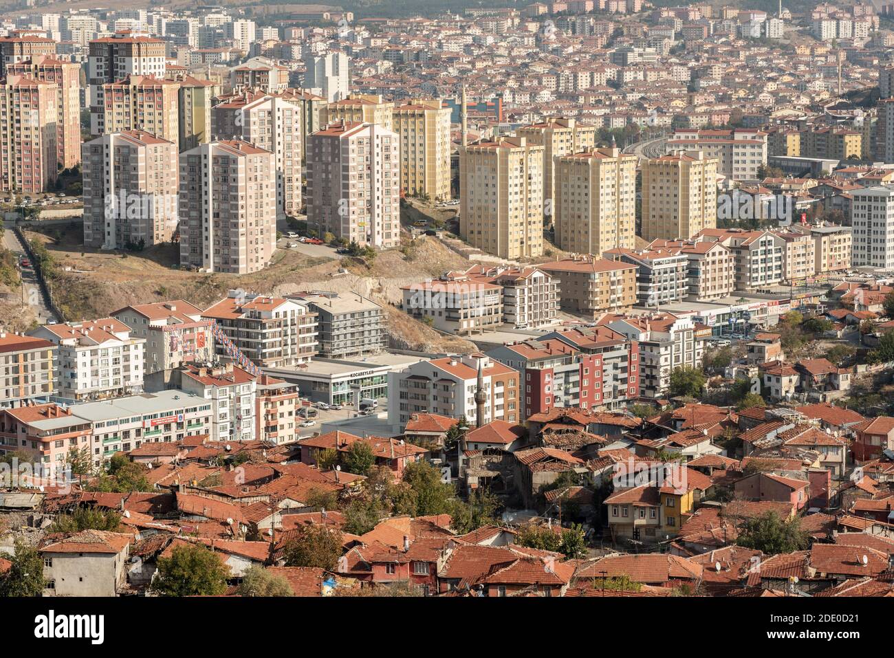 Ankara, Turkey. November 17th 2020 Modern property being construction