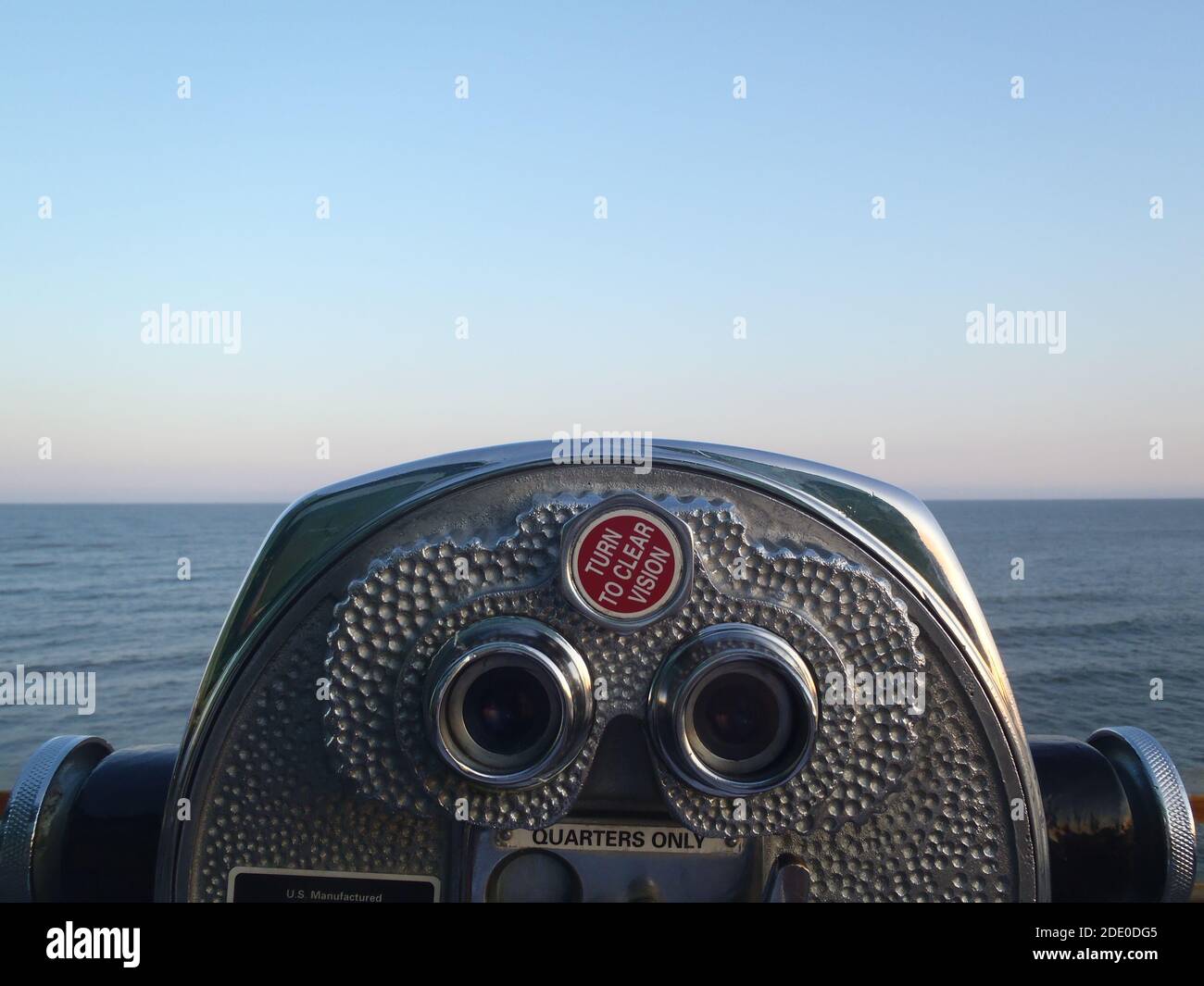 Binocular Ocean View Stock Photo