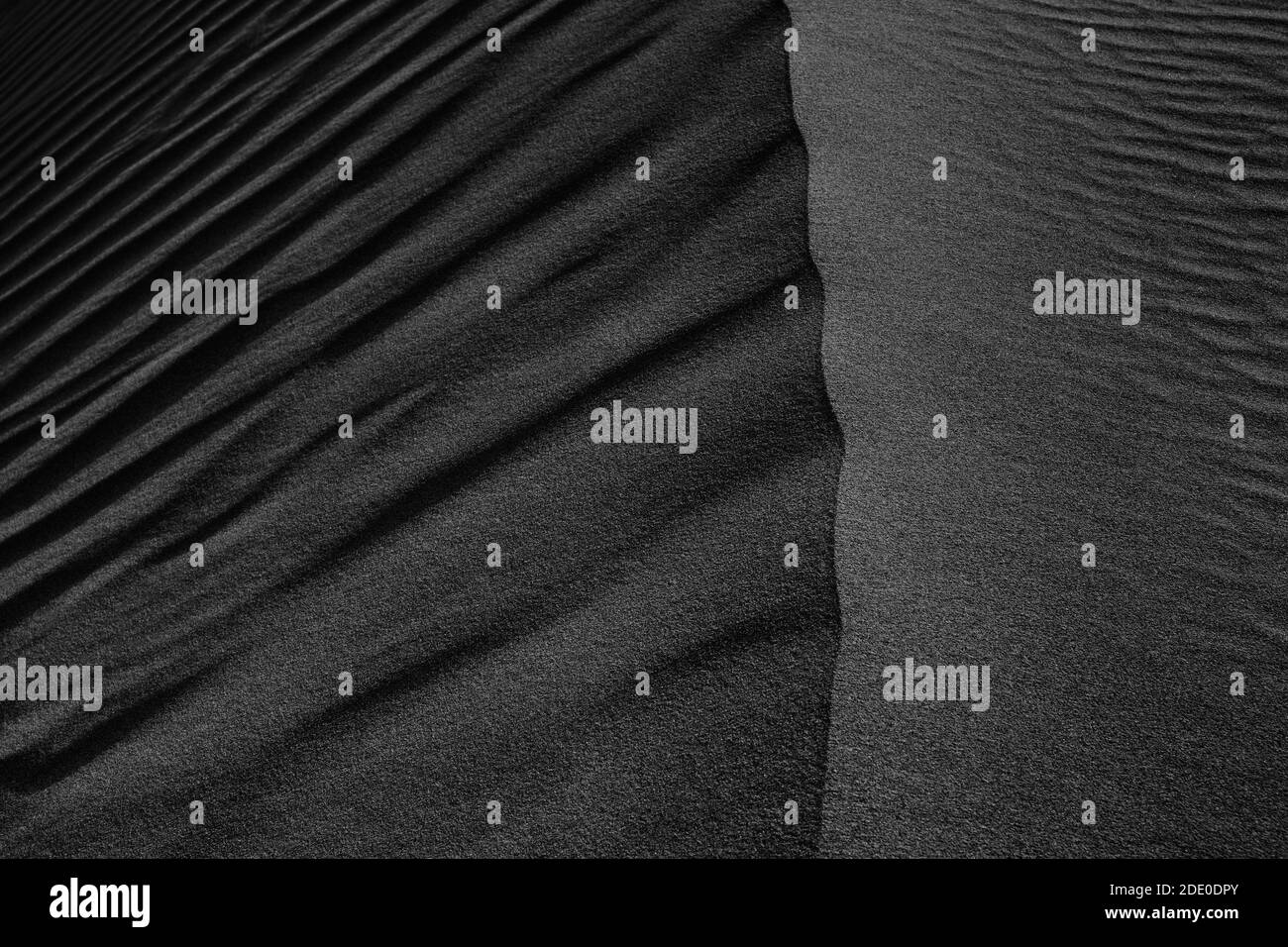 Black Sand dune. Black Sand beach macro photography. Background