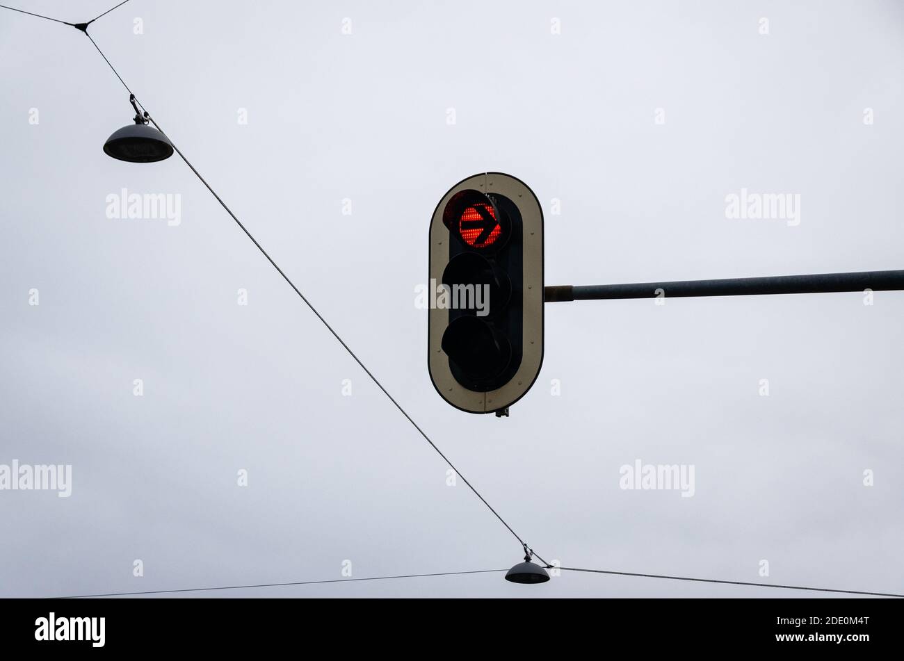 Traffic light red arrow hires stock photography and images Alamy