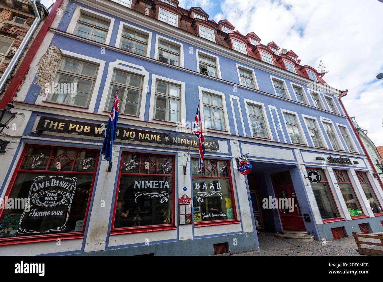 Pub With No Name, Suur-Karja , Tallinn, Estonia Stock Photo