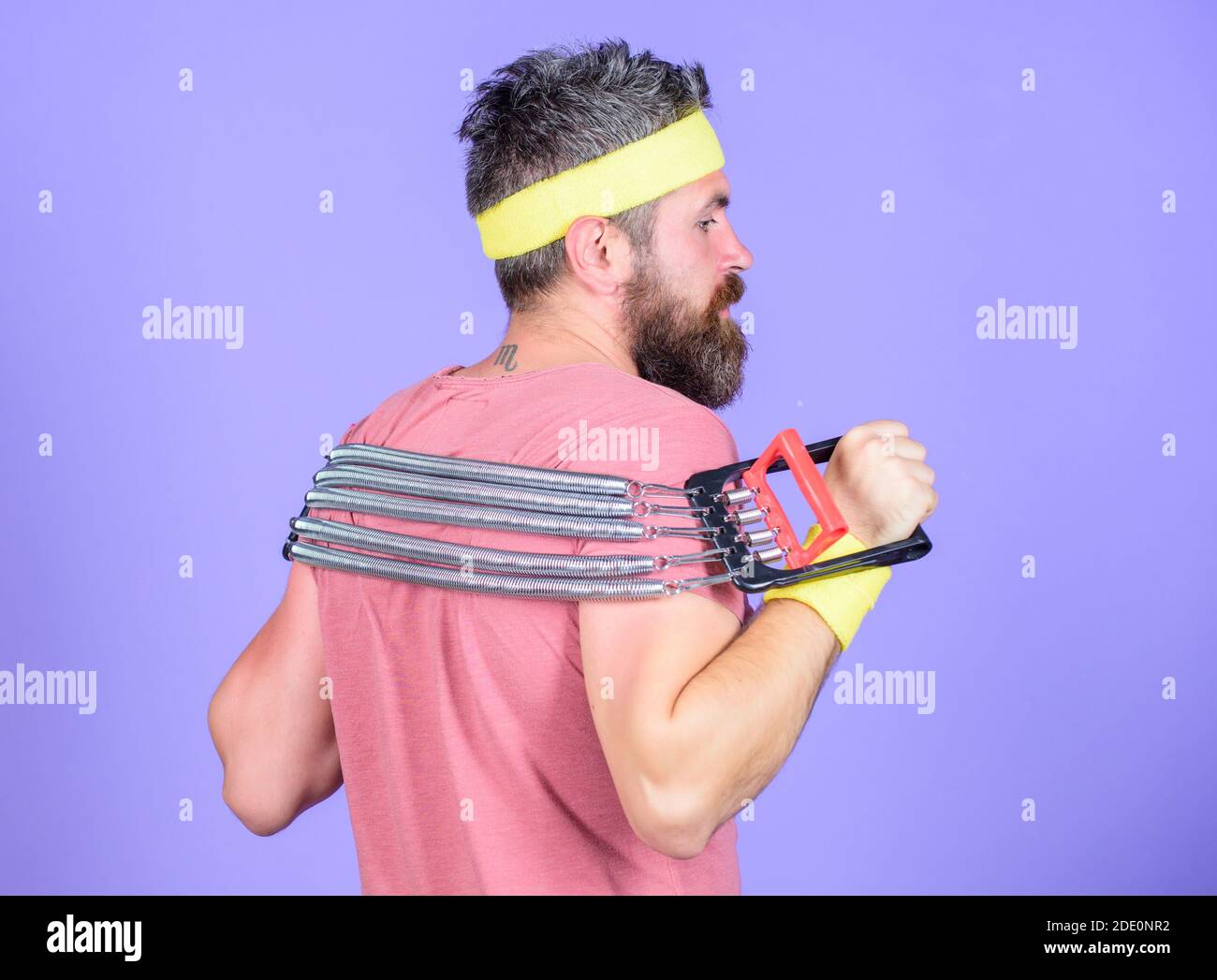 Chest expander retro hi-res stock photography and images - Alamy