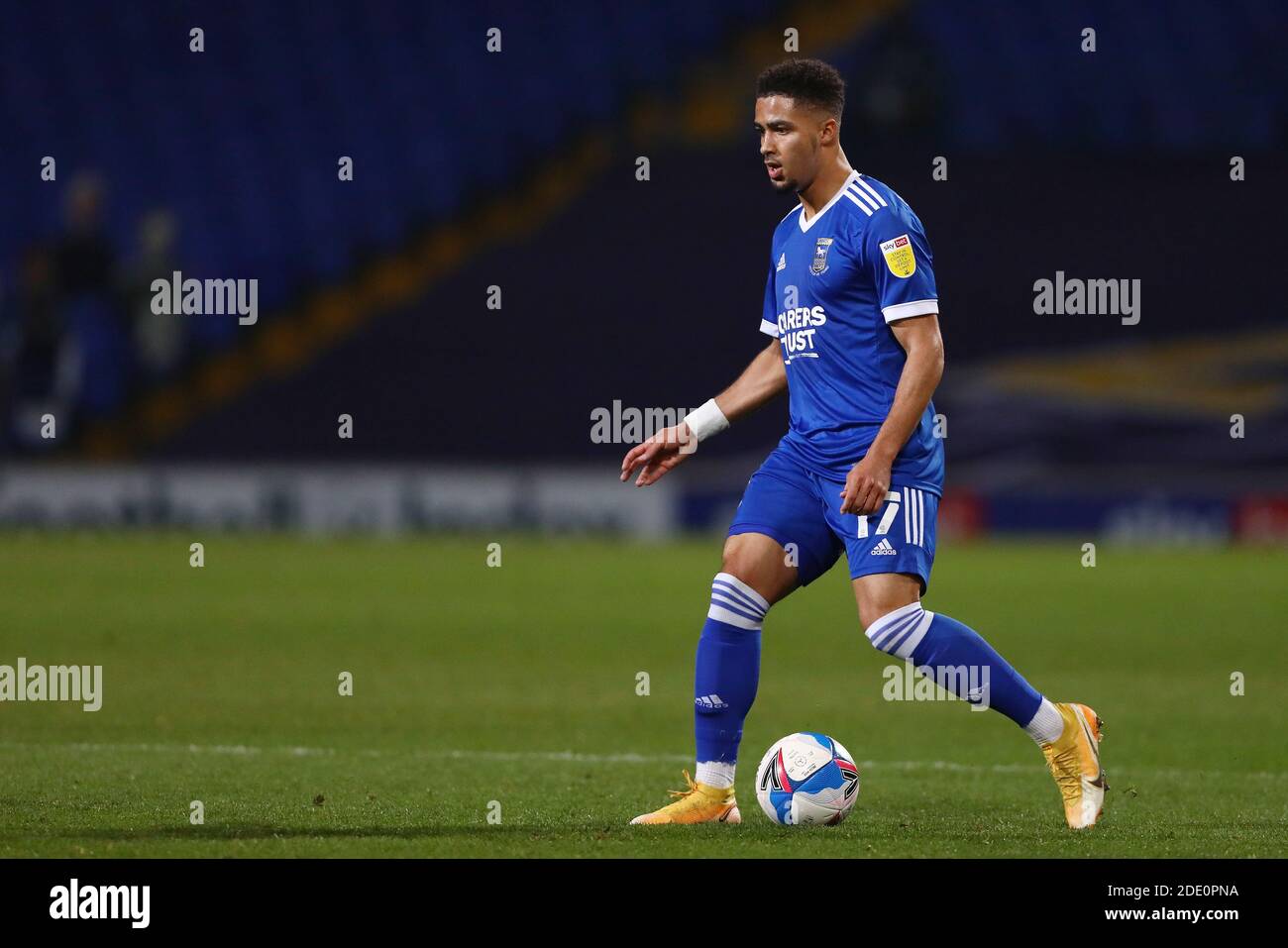 Keanan Bennetts of Ipswich Town - Ipswich Town v Hull City, Sky Bet League One, Portman Road, Ipswich, UK - 24th November 2020  Editorial Use Only - DataCo restrictions apply Stock Photo