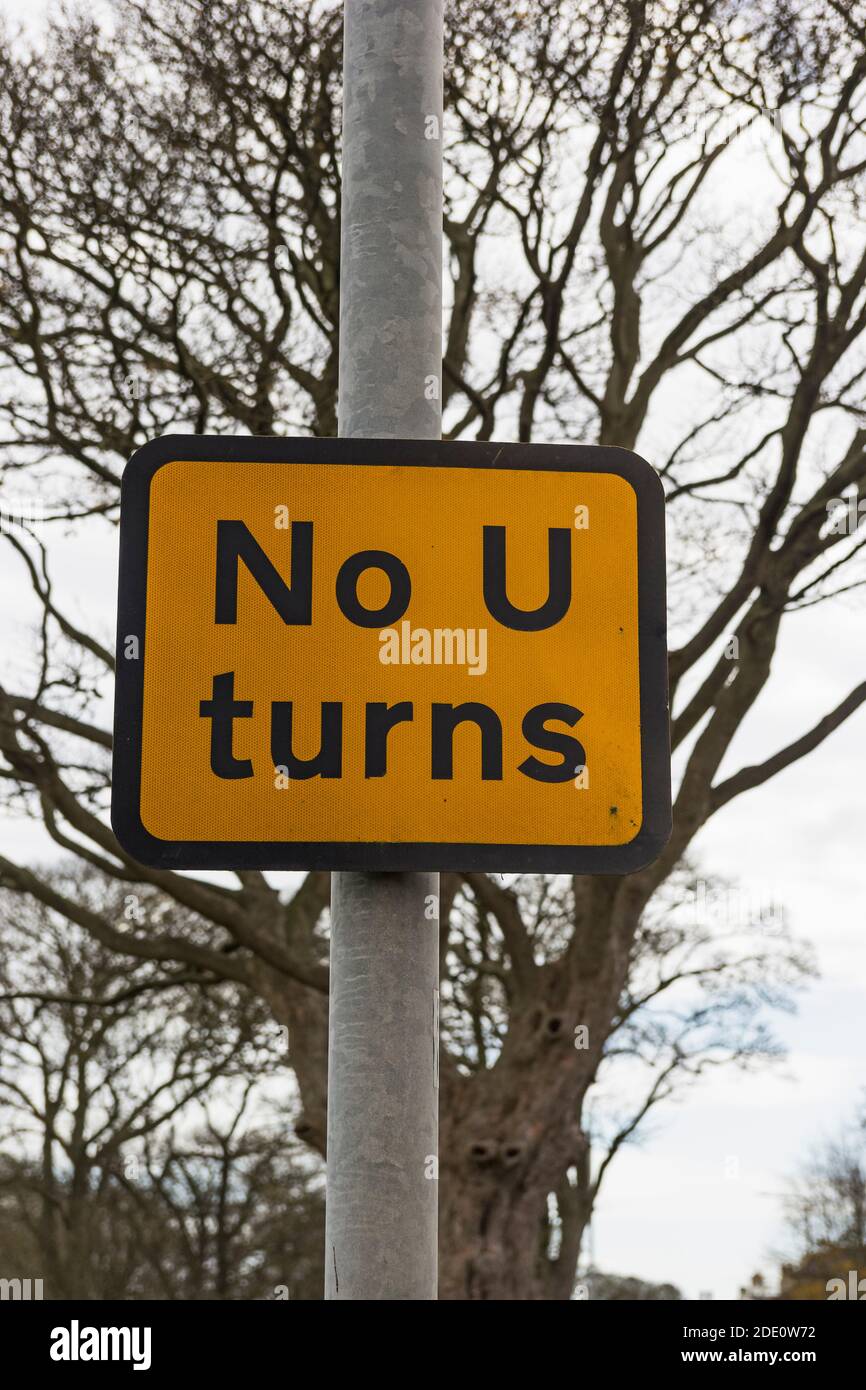 No Trucks No U-Turns Sign – Prevent Truck Turnarounds – Multiple Sizes, Indoor/Outdoor, Rounded Corners