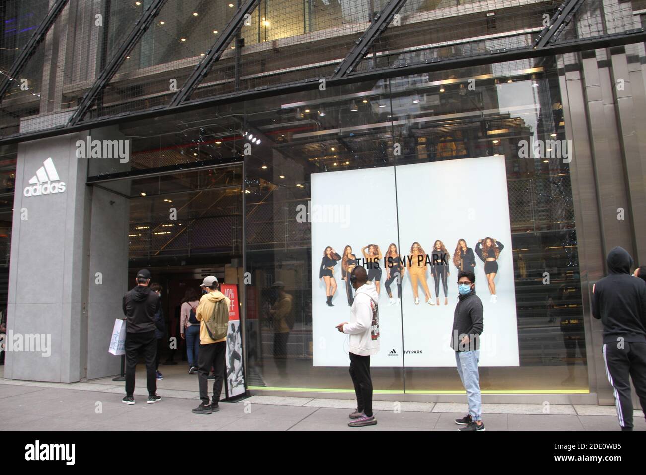 At the adidas store in new york hi res stock photography and images Page 2 Alamy