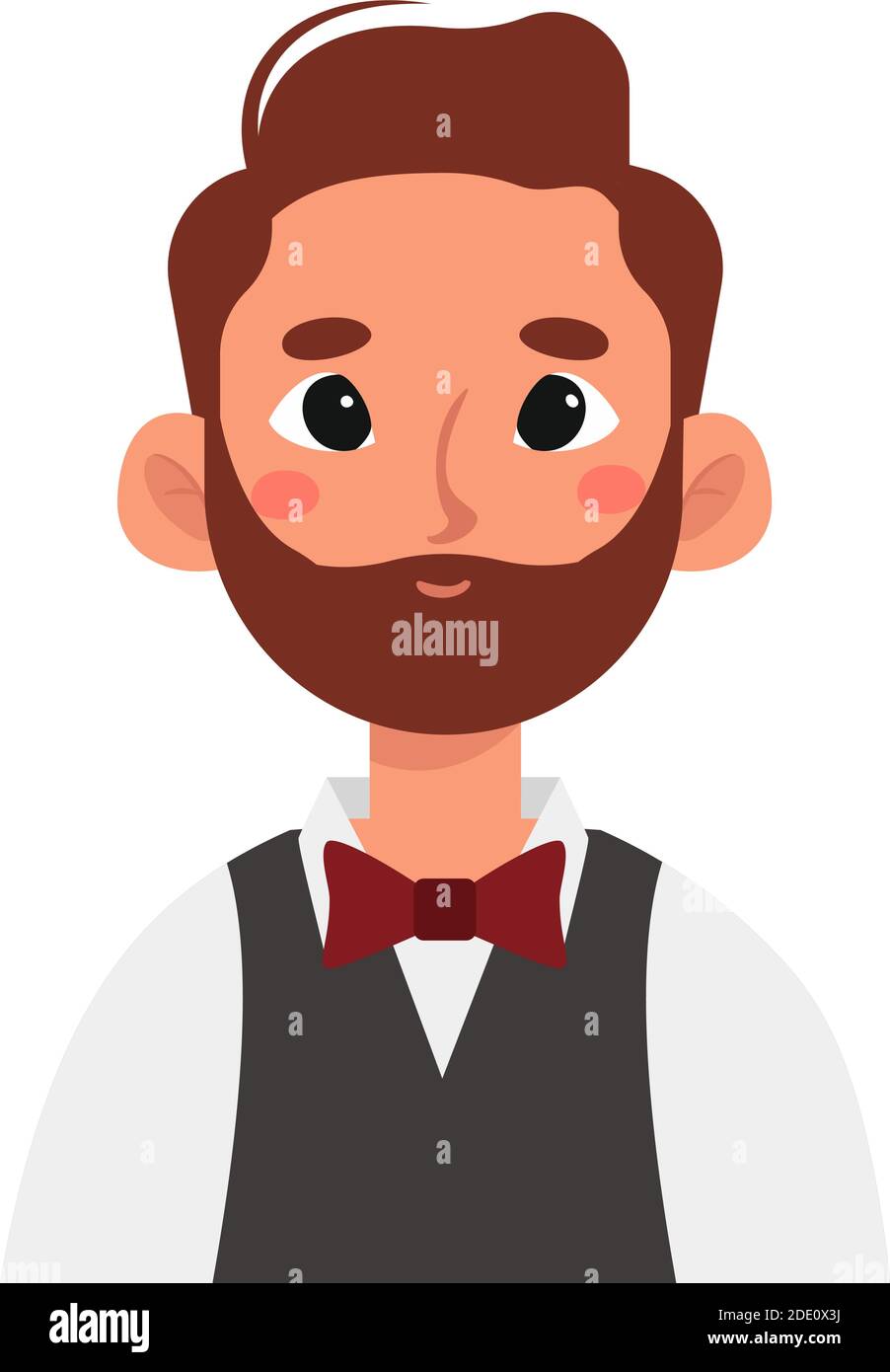 Isolated restaurant worker labour day icon- Vector Stock Vector