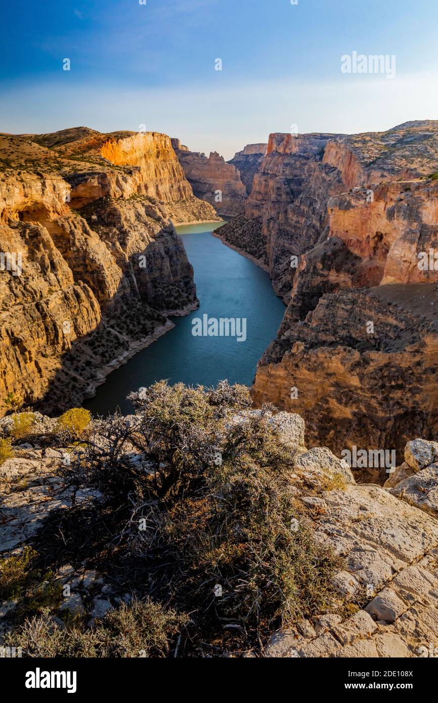 Dramatic overlook of Bighorn Canyon from Sullivan's Knob Trail in 