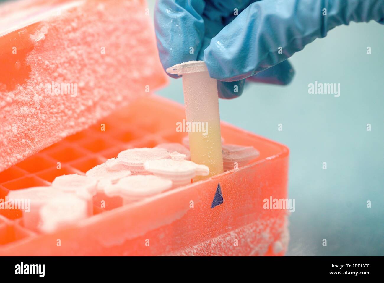 Biology lab freezer hi-res stock photography and images - Alamy