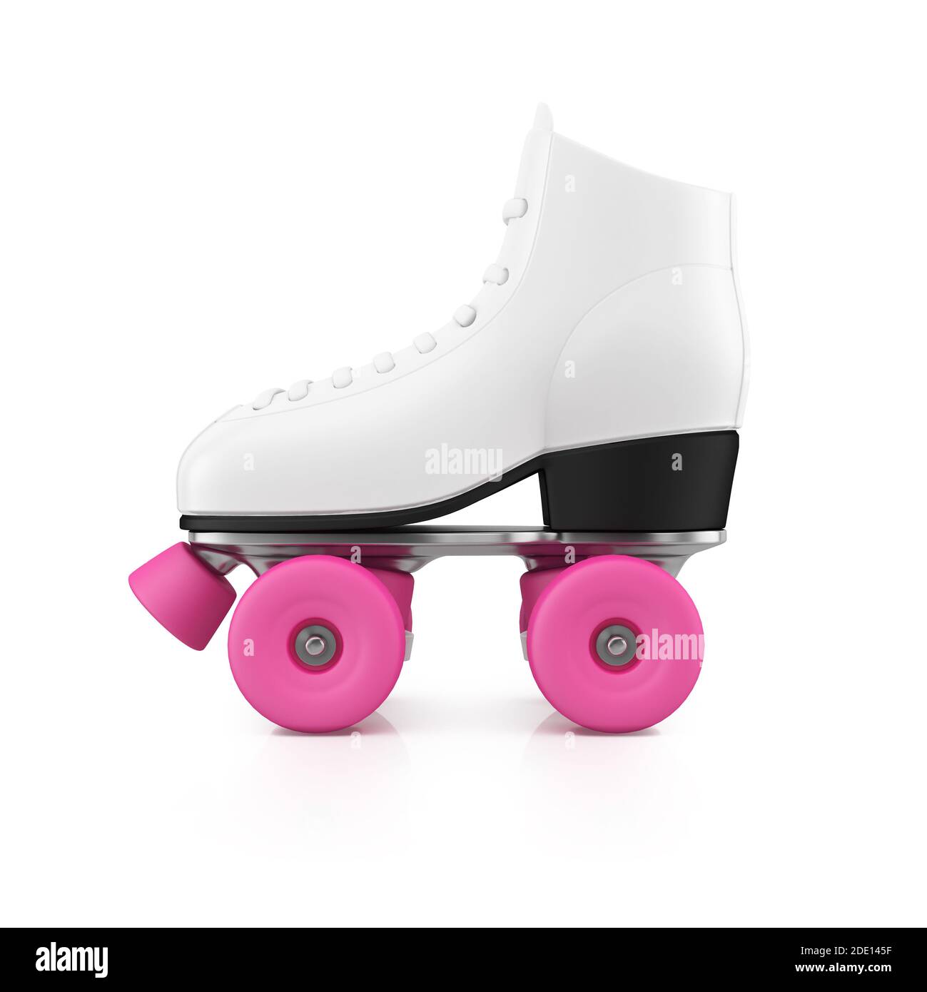 Roller skate, illustration Stock Photo