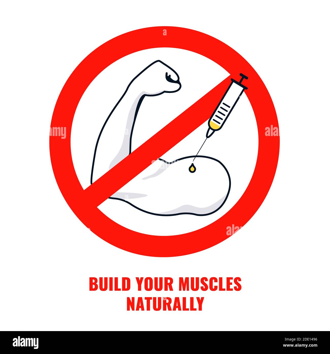 Anti-doping, conceptual illustration Stock Photo