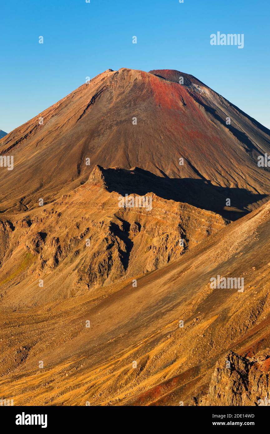 Mount Ngauruhoe, Tongariro Alpine Crossing, Tongariro National Park, UNESCO World Heritage Site, North Island, New Zealand, Pacific Stock Photo