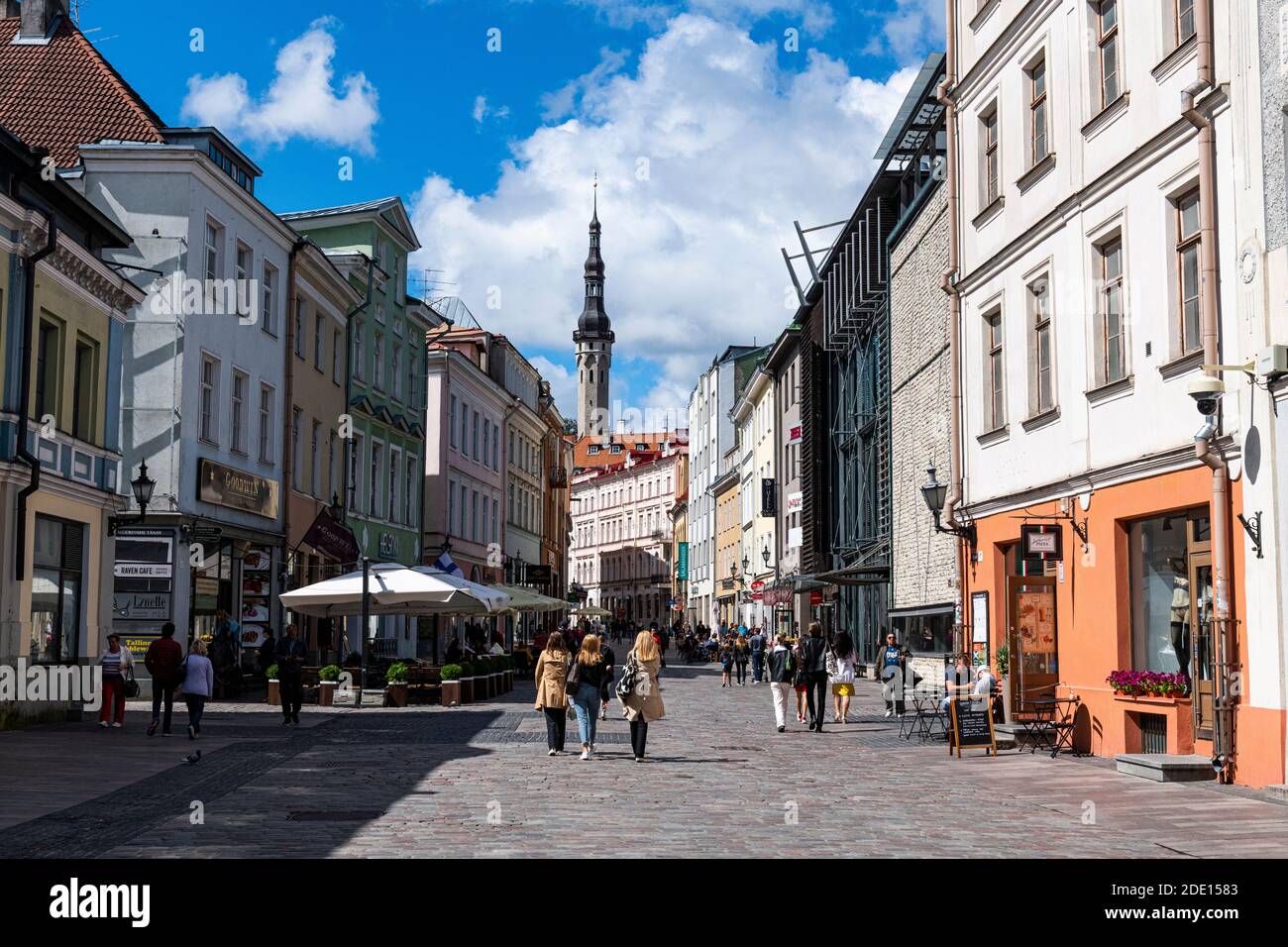 Old Hanseatic town of Tallinn, UNESCO World Heritage Site, Estonia, Europe Stock Photo