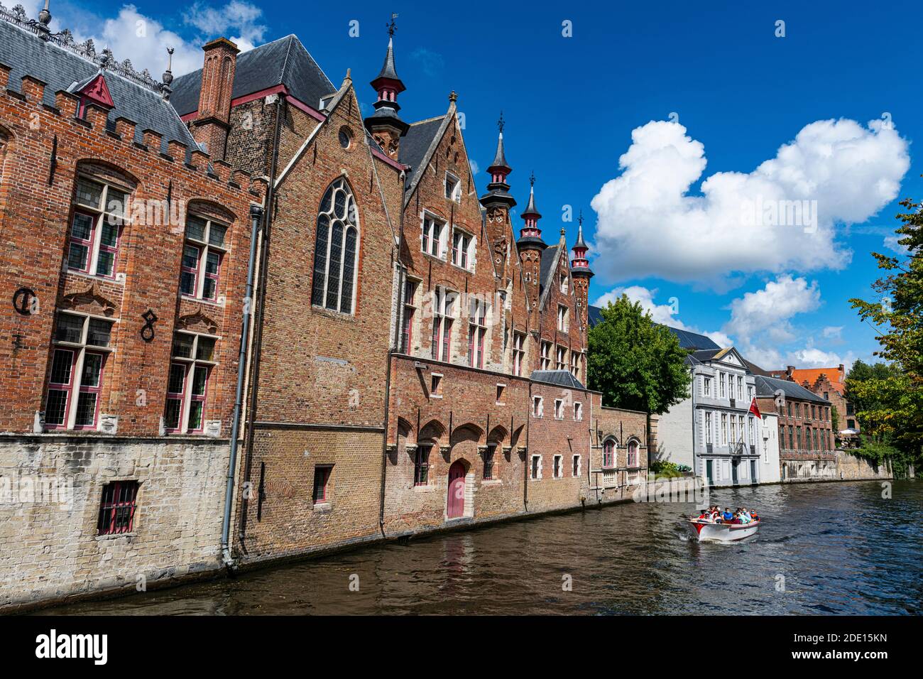 Rozenhoedkaai, Bruges, UNESCO World Heritage Site, Belgium, Europe Stock Photo