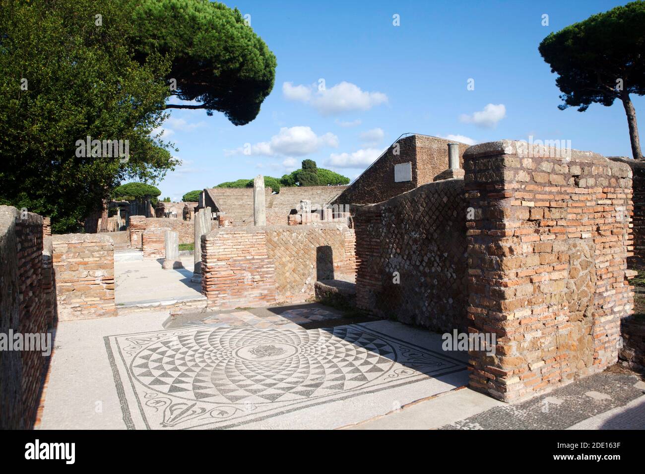 Apuleio's domus, Ostia Antica, Lazio, Italy, Europe Stock Photo