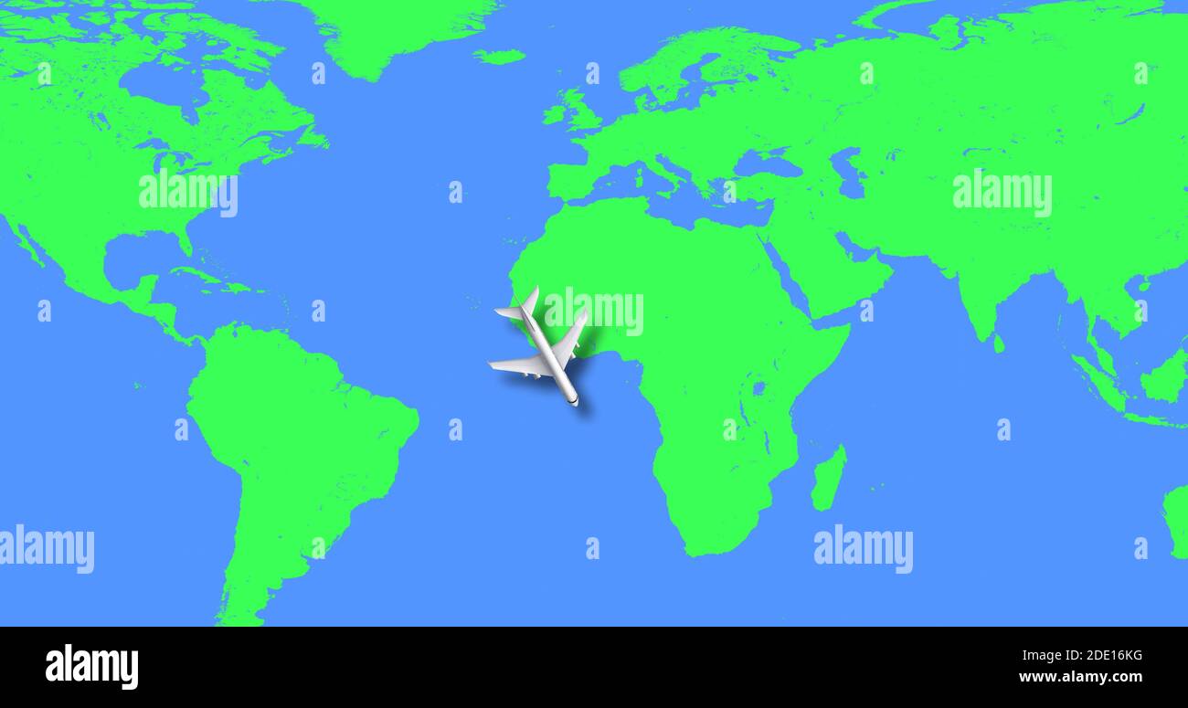 Airplane Isolate On Map High Resolution Stock Photography and Images ...