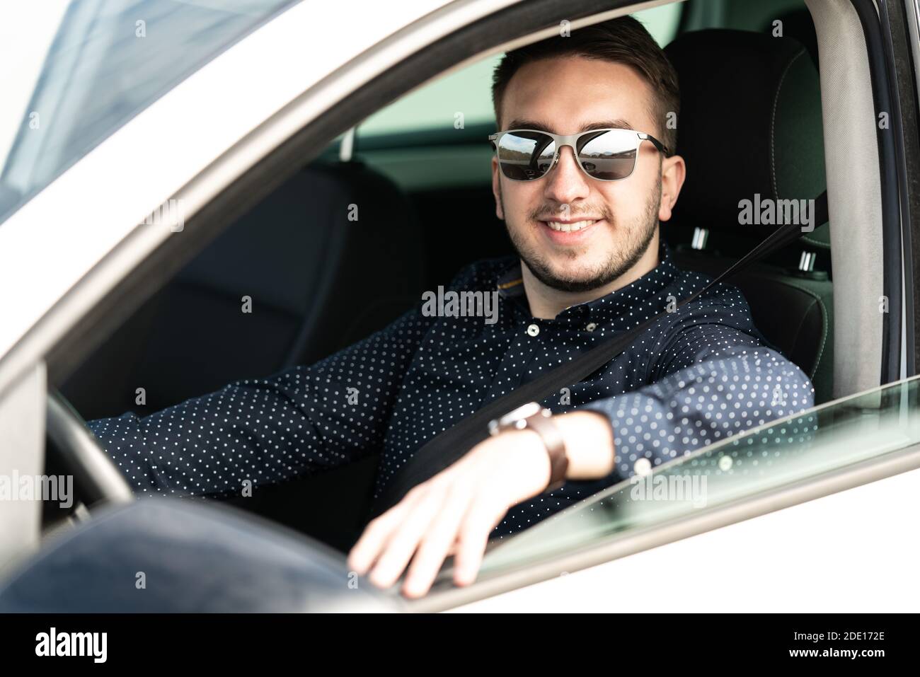 Learning to drive a car hi-res stock photography and images - Alamy