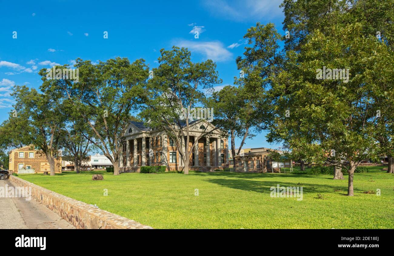 Texas Hill Country, Mason County Couthouse built 1909 Stock Photo