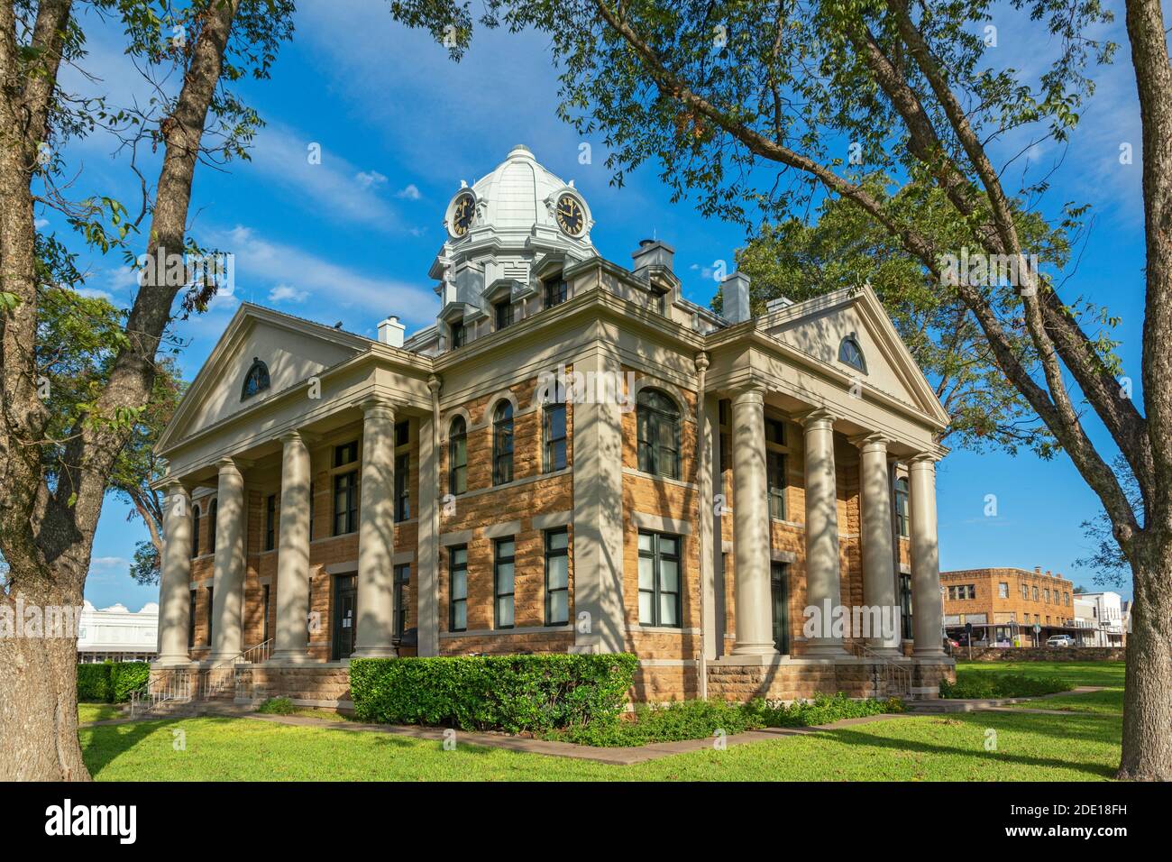 Texas Hill Country, Mason County Couthouse built 1909 Stock Photo