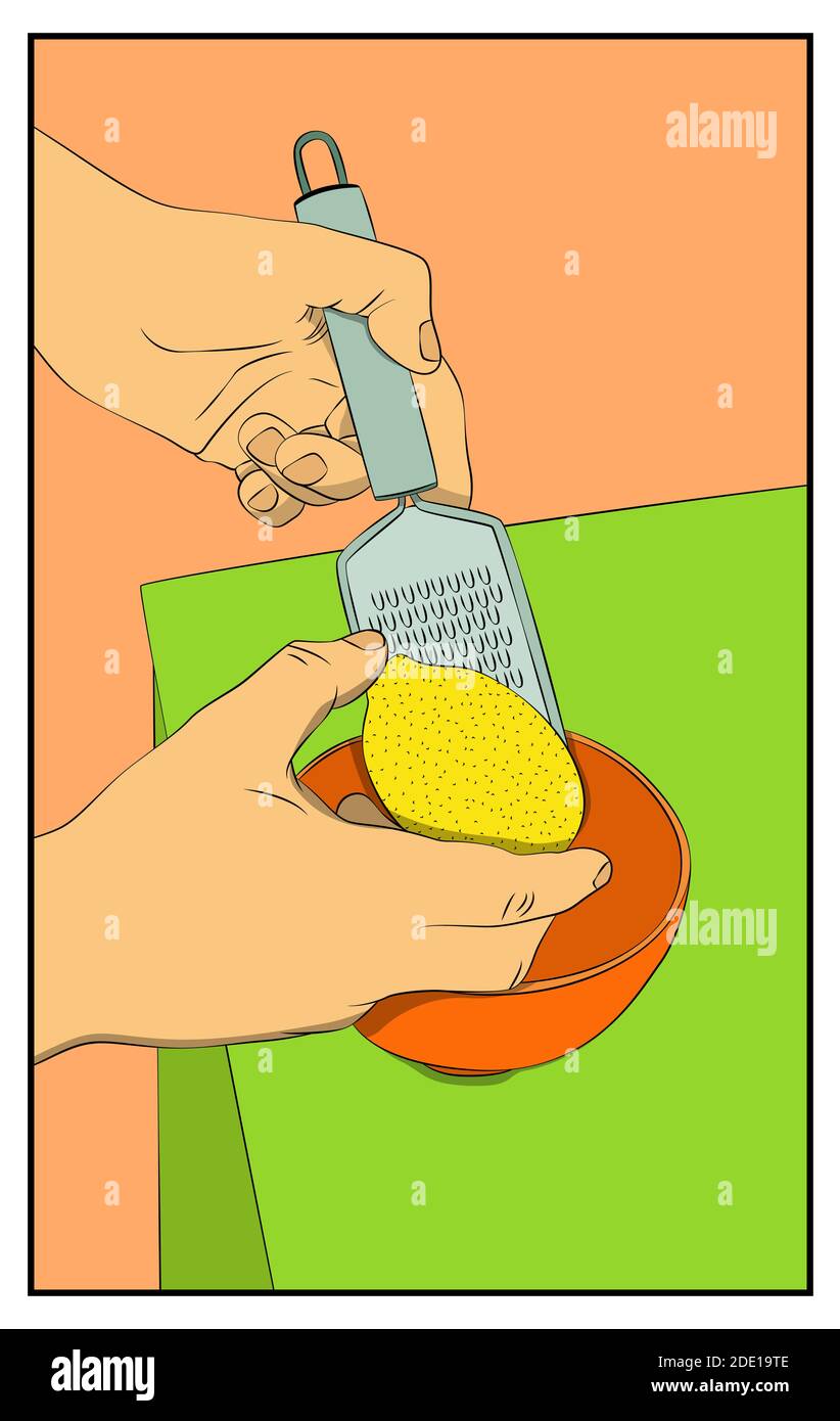 Lemon zest grater Cut Out Stock Images & Pictures - Alamy