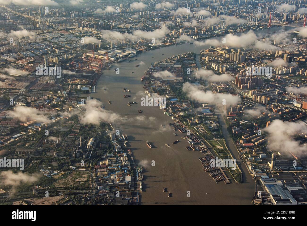 Aerial view of shanghai hi-res stock photography and images - Alamy