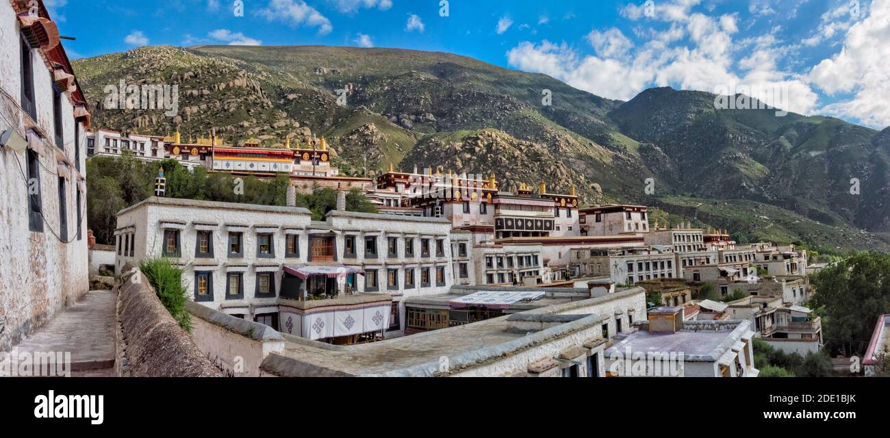 Drepung Monastery, one of the great three Gelug university monasteries of Tibet, Lhasa, Tibet, China Stock Photo