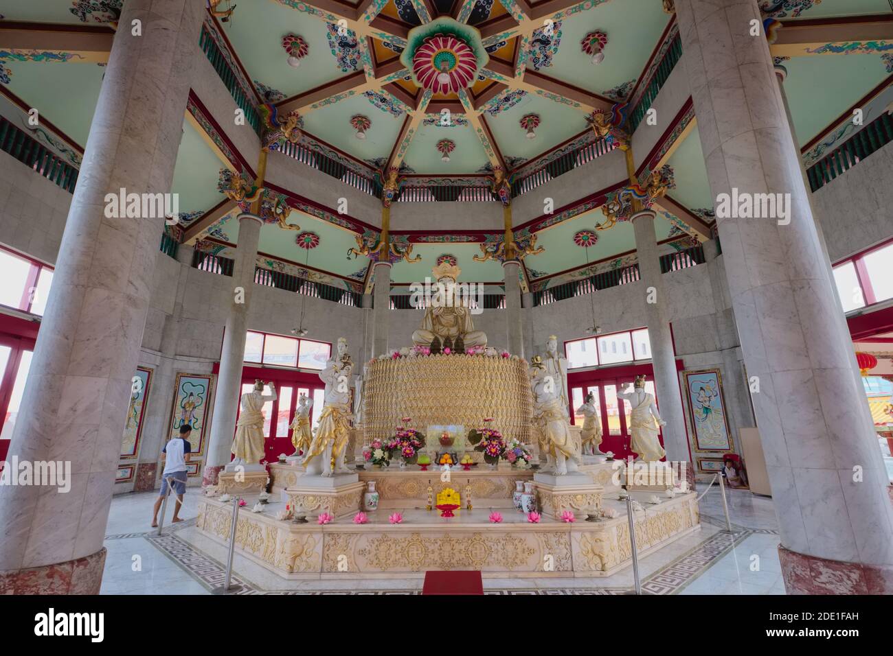 Inside Kong Meng San Phor Kark See Monastery in Bright Hill Rd, Singapore, a Buddhist temple