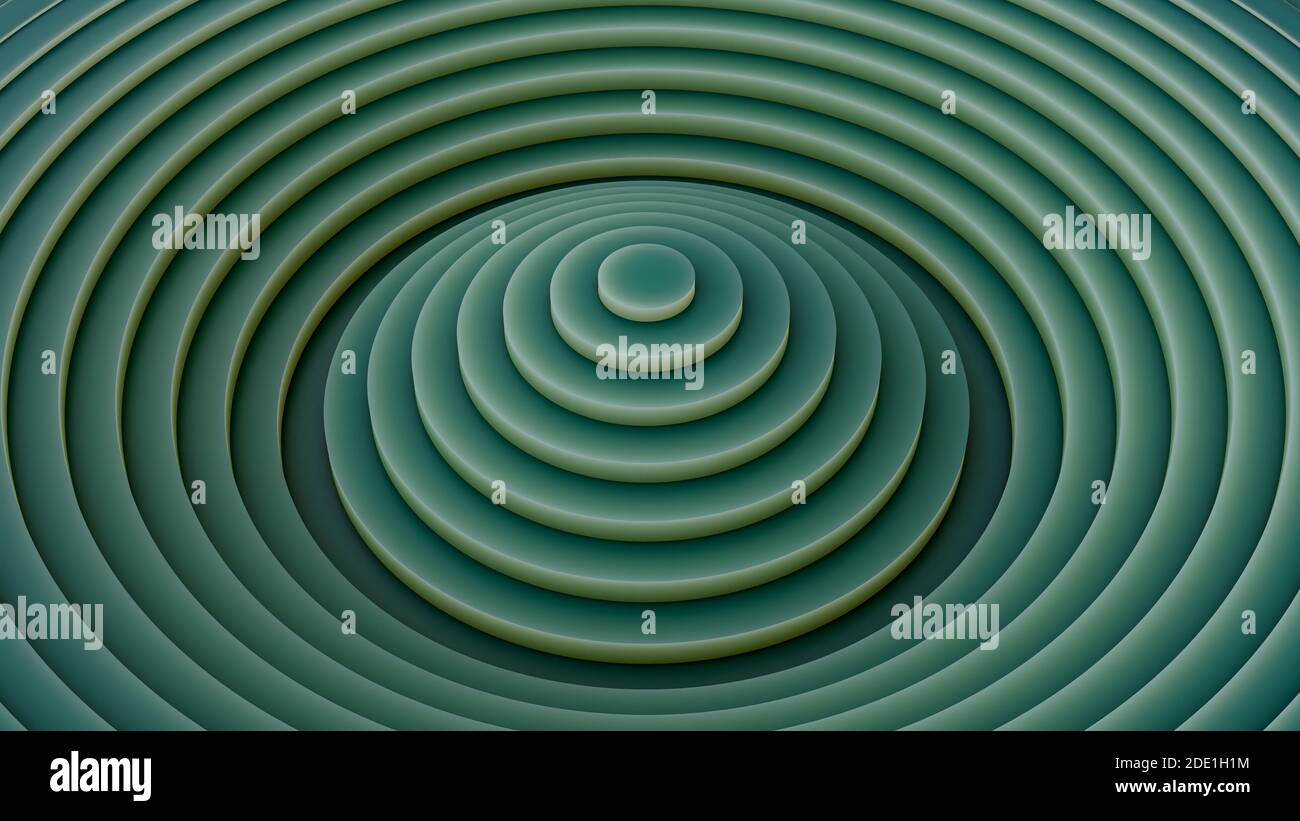 Abstract green background of circles Stock Photo - Alamy