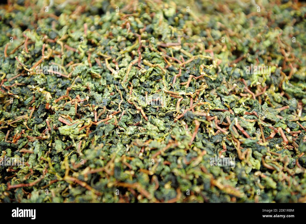 Chinese dried medicinal herbs displayed on market Stock Photo Alamy