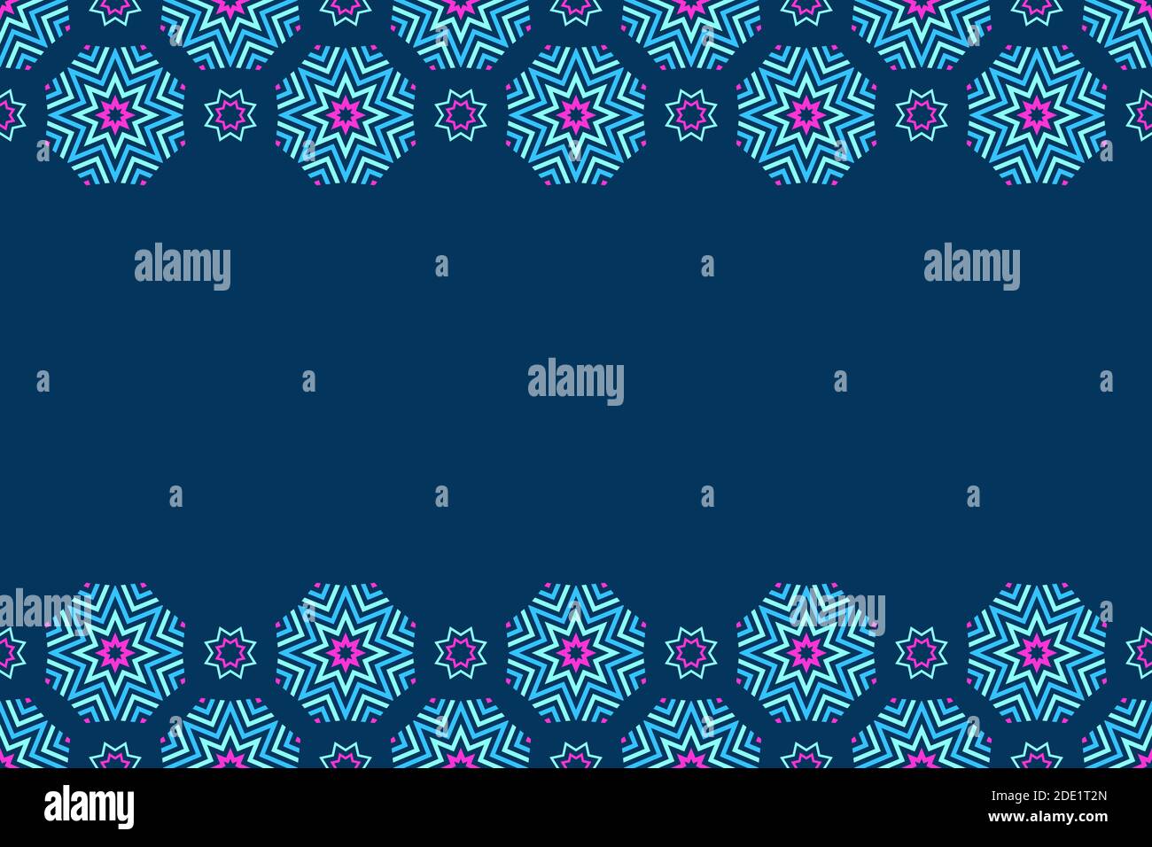 Christmas seamless snowflakes border pattern Repeating geometric Christmas seamless snowflakes border pattern Repeating geometric