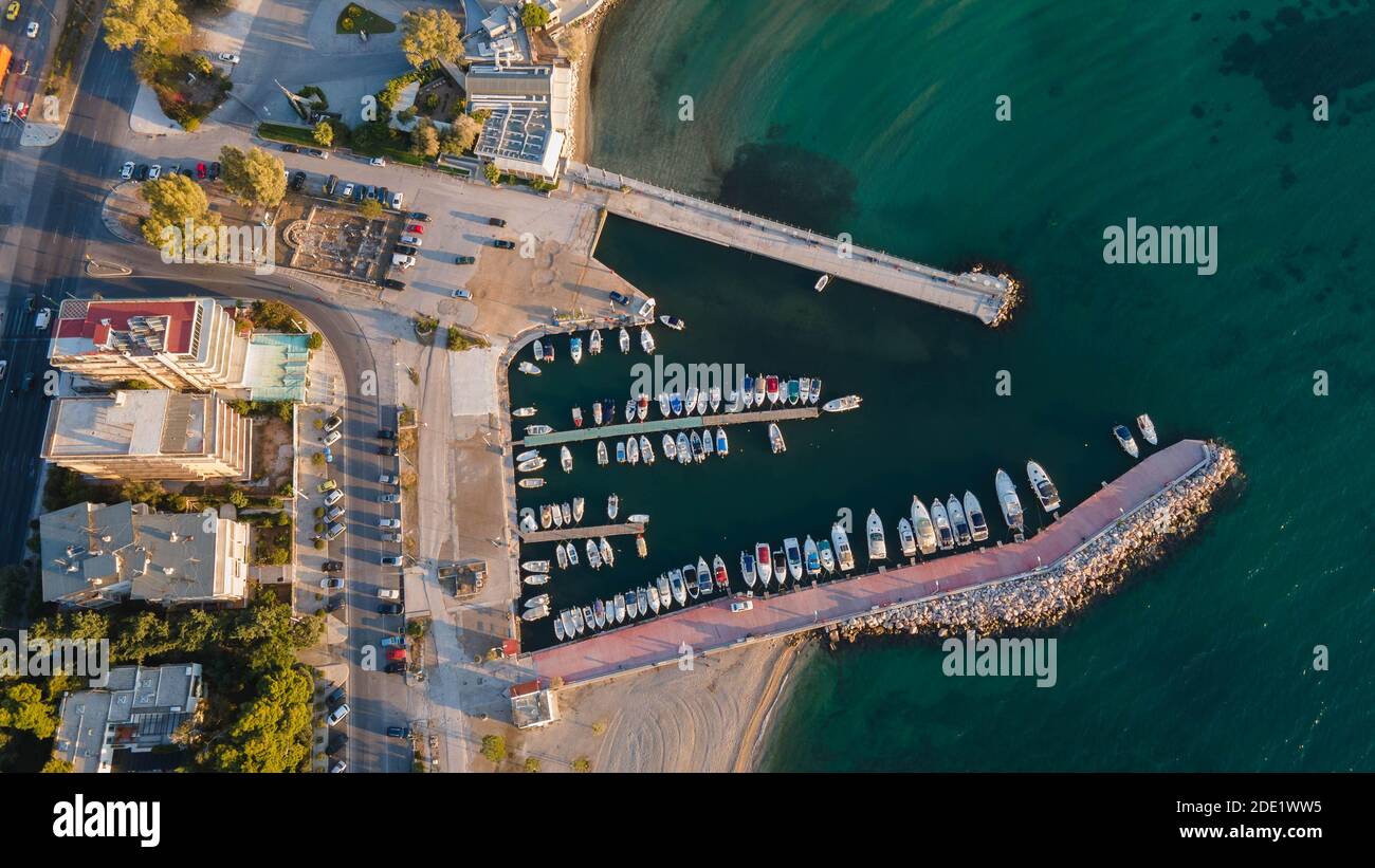 The third marina of Glyfada,Athens,Greece Stock Photo